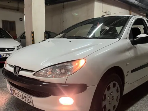 بندانگشتی خرید پژو 206 SD V8 مدل 2016-1395 مدل 2016-1395 رنگ سفید نقدی و اقساطی در خودروشاپ