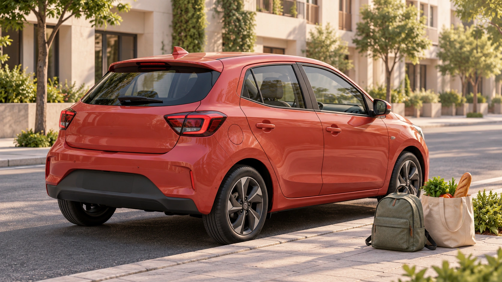 تصویر مفهومی بررسی تناسب یک هاچ‌بک با رفت‌وآمد شهری و وسایل روزمره